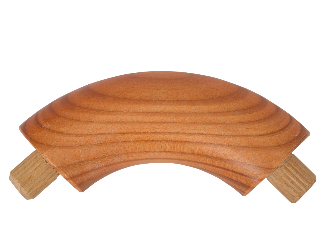 Verbindingsbocht 90° - Den - diverse diameters, voor ronde houten leuning