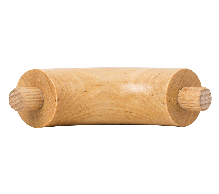 Verbindingsbocht 90° - Berk - diverse diameters, voor ronde houten leuning