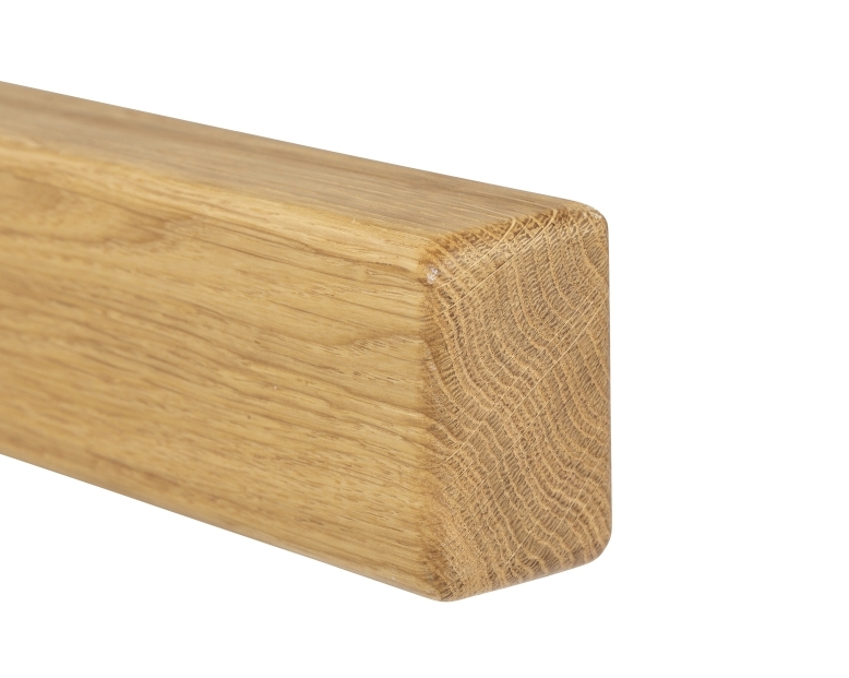 Leuning Europees wit eiken - rechthoekig, 40 x 60 mm