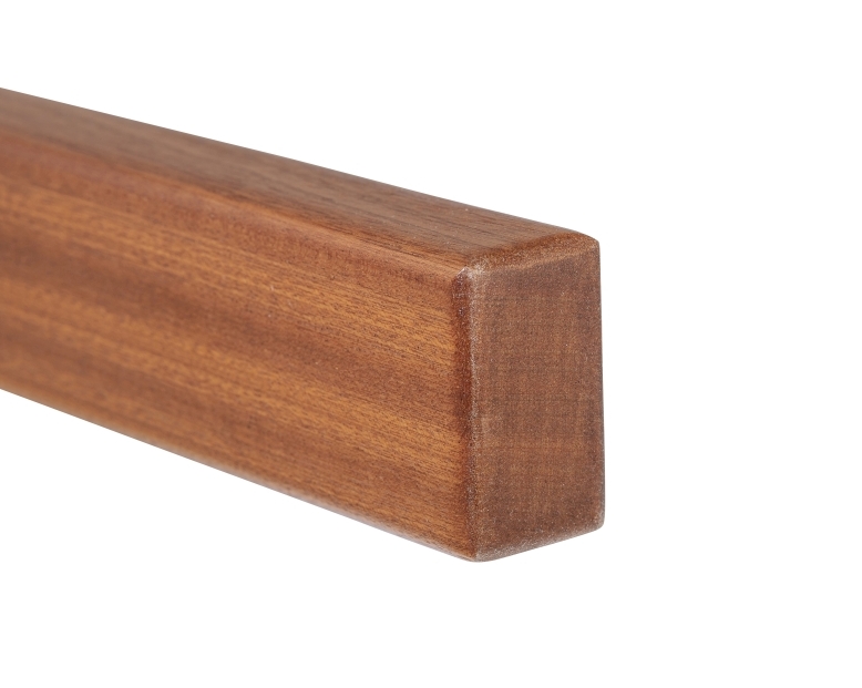 houten leuning mahonie - rechthoekig, 30 x 50 mm