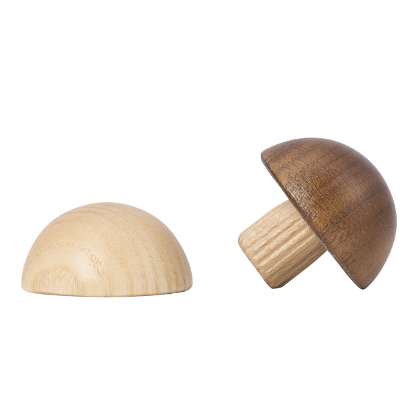 Ronde eindkap - Es - diverse diameters, voor ronde houten leuning