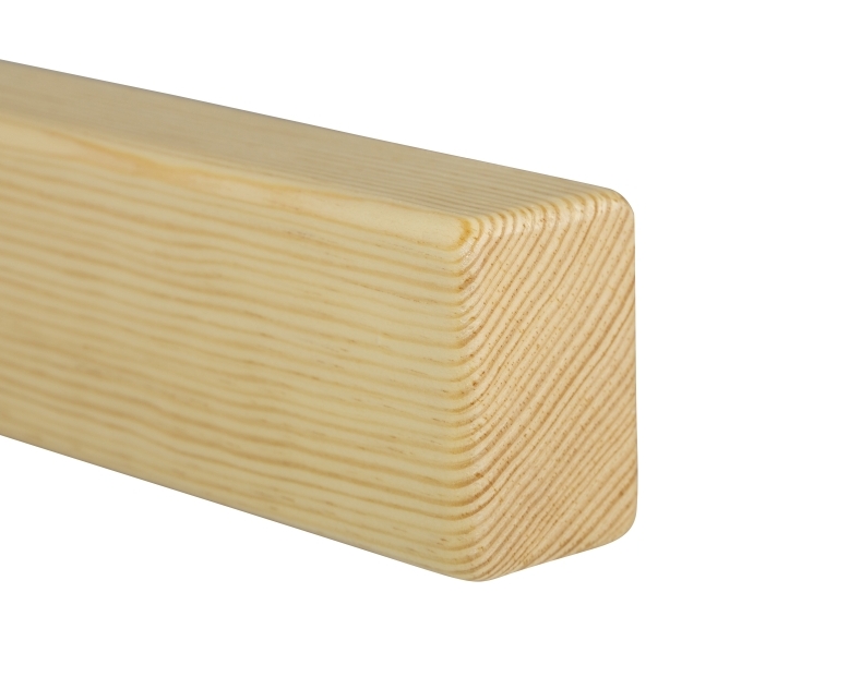 houten leuning spar - rechthoekig, 40 x 60 mm