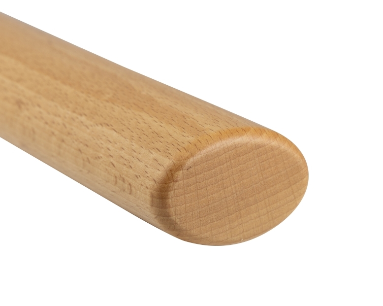 houten leuning beuk - ovaal, 60 x 40 mm