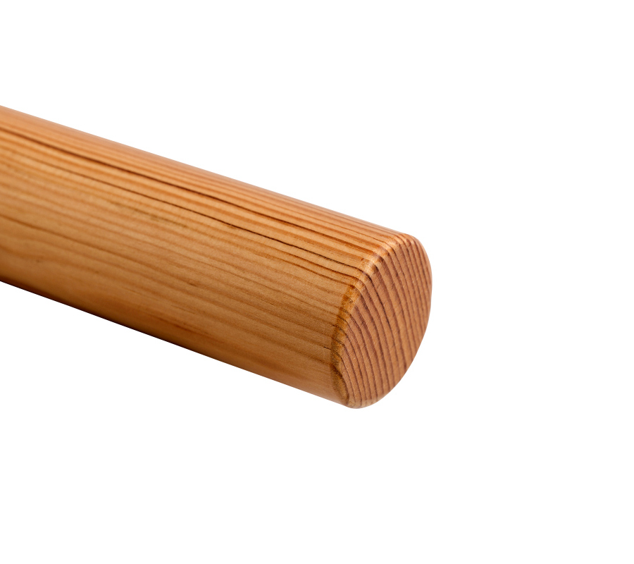 Houten leuning Den - rond, diameter 40 mm