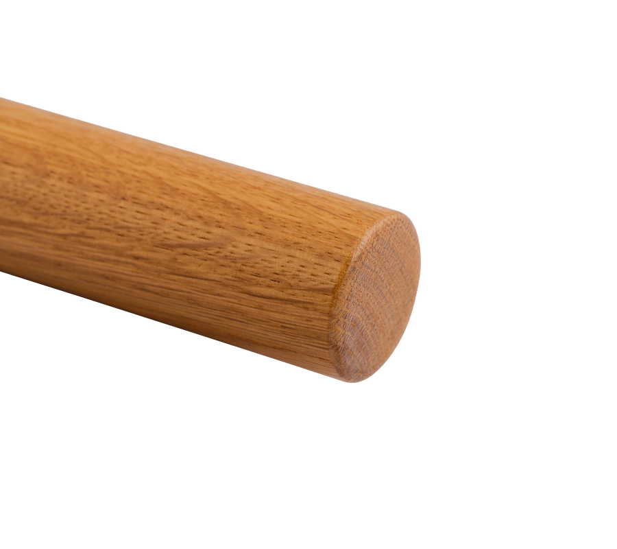 Leuning Europese witte eik - rond, diam. 50 mm