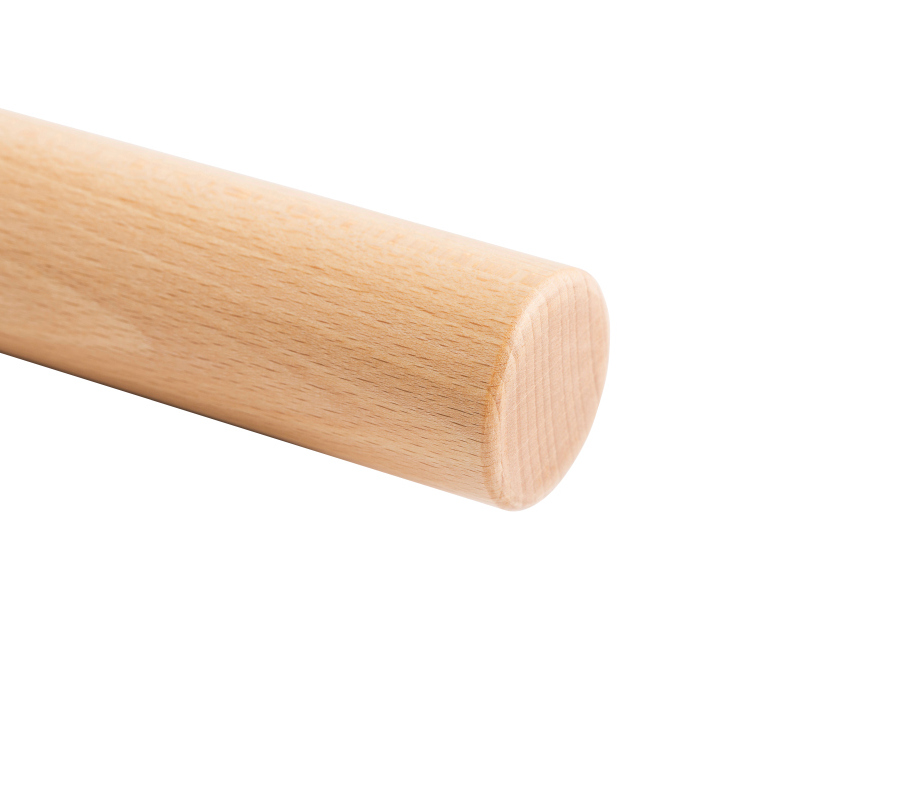 Houten leuning Beuk - rond, diameter 40 mm