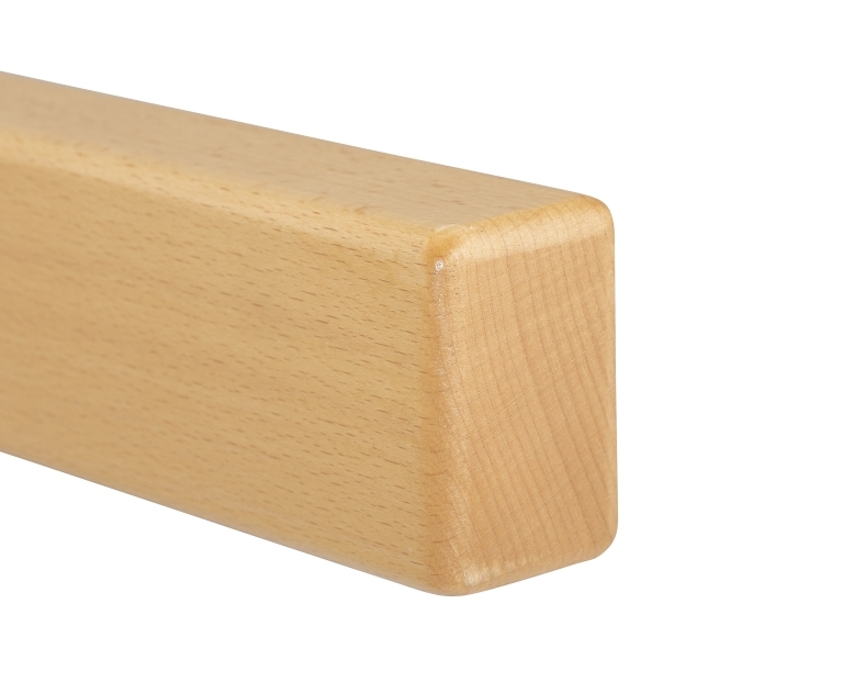Houten leuning beuk - rechthoekig, 40 x 60 mm
