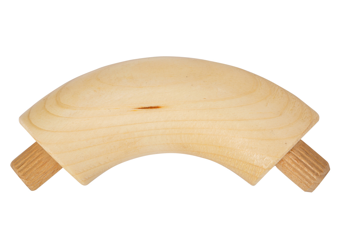 Verbindingsbocht 90° - Spar - diverse diameters, voor ronde houten leuning