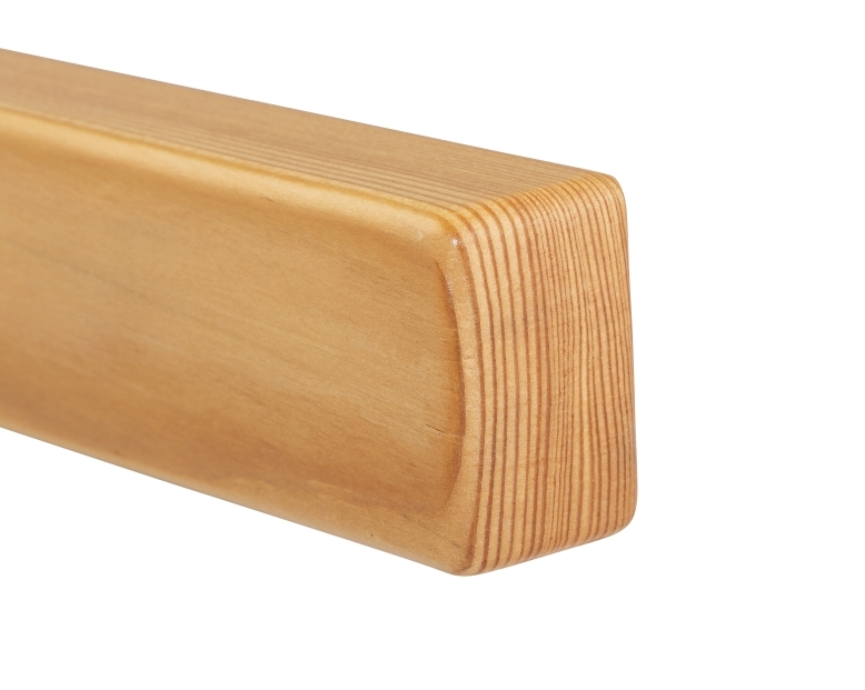 Houten leuning lariks - rechthoekig, 40 x 60 mm