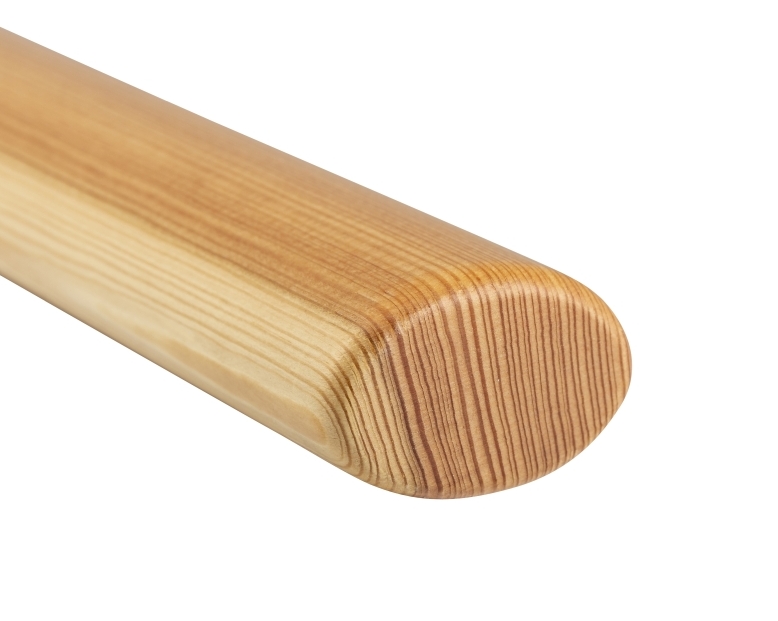 Houten leuning Den - ovaal, 60 x 40 mm